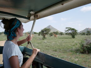 Op safari in Samburu. Foto | Privé-archief Floor Gabriels. 