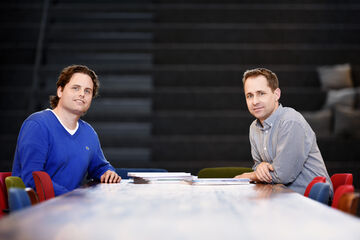 Tom de Greef (links) en Maarten Merkx. Foto | Bart van Overbeeke