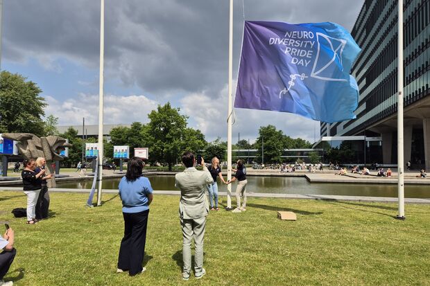 Flag flying high for Neurodiversity Pride Day