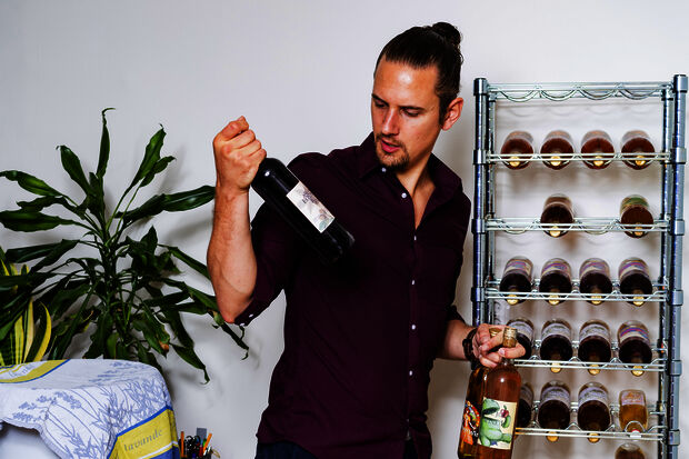 "I make wine from everything, except from grapes"