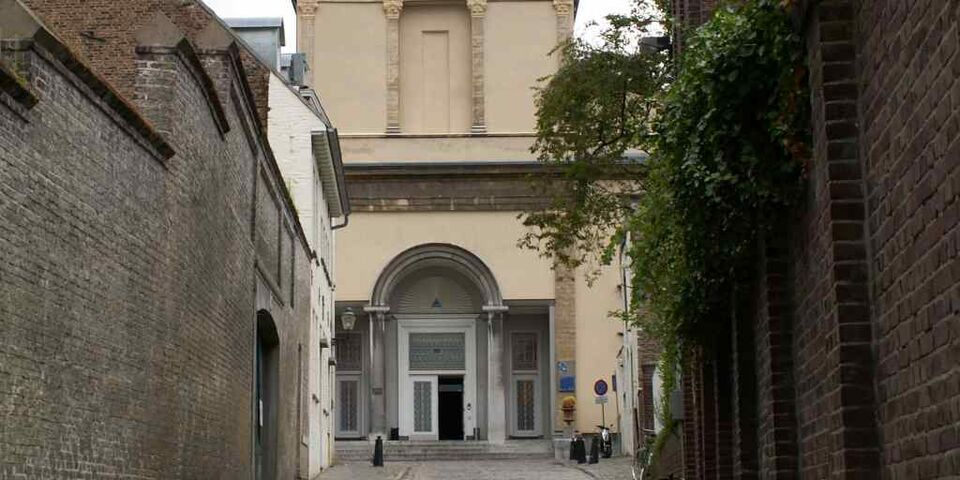 Het bestuursgebouw van de Universiteit Maastricht