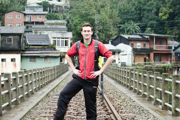 Joeri in Taiwan.