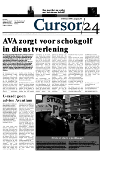 Voorzijde van magazine: Cursor 24 - 24 februari 2000