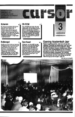Voorzijde van magazine: Cursor 3 - 9 september 1993