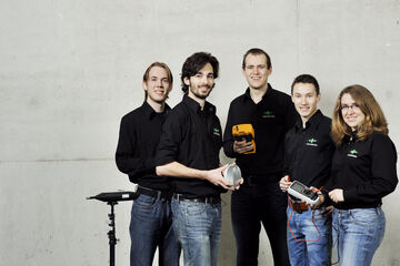 De winkeliers van de Fysicawinkel. Archieffoto | Bart van Overbeeke