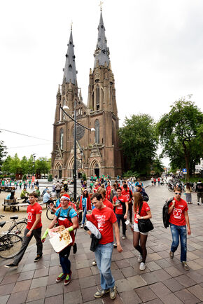 Citytour door Eindhoven. Foto | Bart van Overbeeke