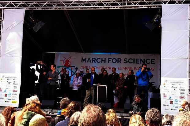 “I am marching for science and knowledge. Will you march with me?”