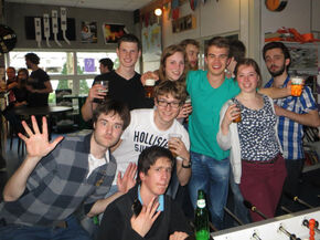 Impressie van de borreltocht in 2014. Impressie van de borreltocht in 2014.