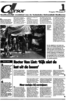 Voorzijde van magazine: Cursor 1 - 18 augustus 1994