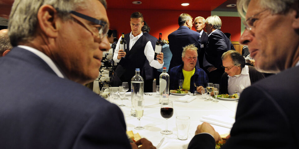 Diner voor alumnisociëteit. Foto | Rob Stolk