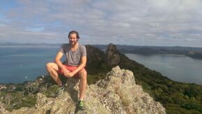 Simon Riezebos in New Zealand: MtAubrey.