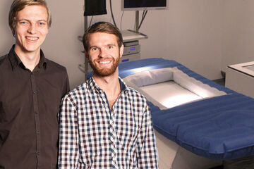 Ivo de Visser (rechts) en Jelle Loogman. Archieffoto | Rien Meulman