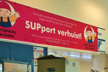 actie studievereniging support opheffen building technology