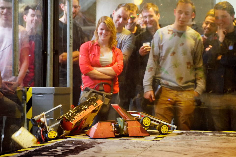 Last year's RoboWars. Photo | Bart van Overbeeke