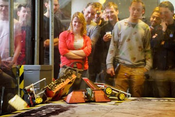 Last year's RoboWars. Photo | Bart van Overbeeke