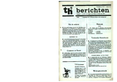 Voorzijde van magazine: TH berichten 27 - 9 april 1965