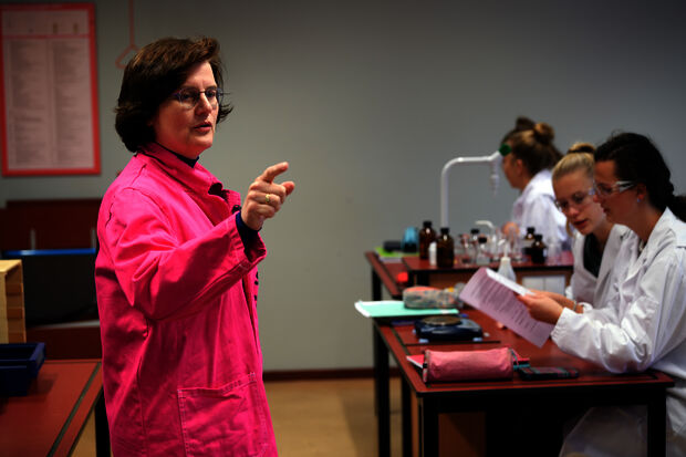 "Yes, I am a school teacher”