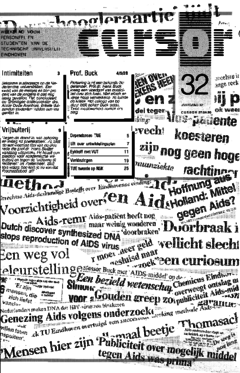 Voorzijde van magazine: Cursor 32 - 27 april 1990