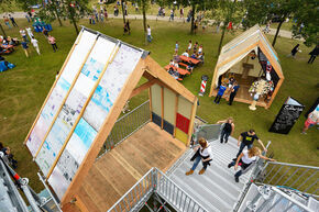 Het paviljoen van SummerLabb. Foto | Bart van Overbeeke