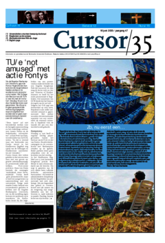 Voorzijde van magazine: Cursor 35 - 16 juni 2005