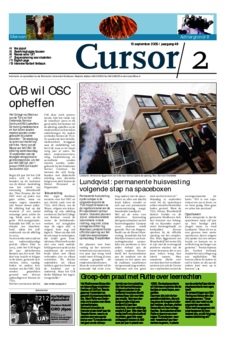 Voorzijde van magazine: Cursor 02 - 15 september 2005