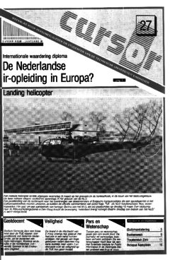 Voorzijde van magazine: Cursor 27 - 11 maart 1988