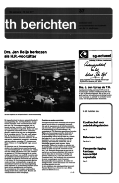 Voorzijde van magazine: TH berichten 37 - 13 mei 1977
