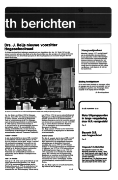 Voorzijde van magazine: TH berichten 18 - 24 december 1976