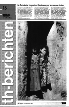 Voorzijde van magazine: TH berichten 18 - 19 december 1985