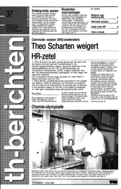 Voorzijde van magazine: TH berichten 37 - 14 juni 1985