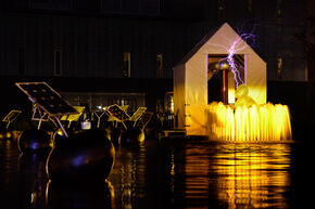 Origin of Life with the Tesla Coil. Photo | Bart van Overbeeke