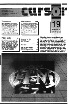 Voorzijde van magazine: Cursor 19 - 10 januari 1992