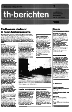 Voorzijde van magazine: TH berichten 2 - 31 augustus 1979