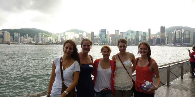 Exchange students HKUST Fall 2014-2015. Leanne staat tweede van links.