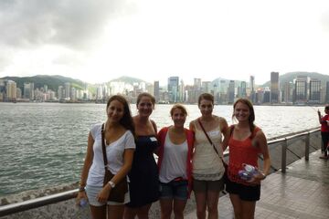 Exchange students HKUST Fall 2014-2015. Leanne staat tweede van links.