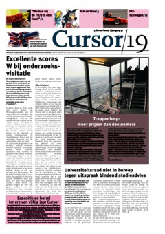 Voorzijde van magazine: Cursor 19 - 5 februari 2009