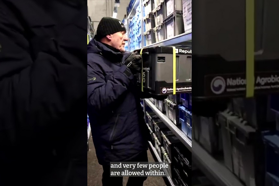 A virtual tour of the Seed Vault in Spitsbergen.