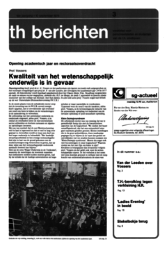 Voorzijde van magazine: TH berichten 3 - 10 september 1976