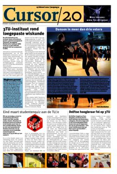 Voorzijde van magazine: Cursor 20 - 25 februari 2010