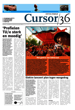 Voorzijde van magazine: Cursor 36 -  17 juni 2004