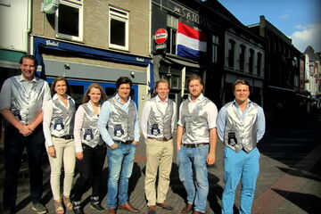 Het Eindhovense bestuur van de Nacht van de Fooi.