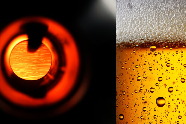 A beer produced by iron fuel