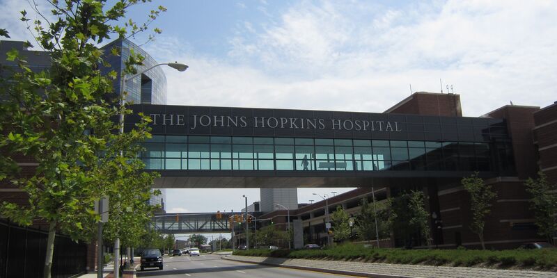 Het John Hopkins Hospital waar Jiri van Bergen stage loopt.
