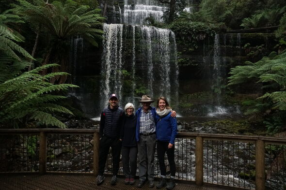 Mount Field National Park, Sophie on the right. Photo | private archives Sophie Cramer