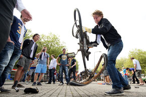 Kan die fiets kleiner? Foto | Bart van Overbeeke