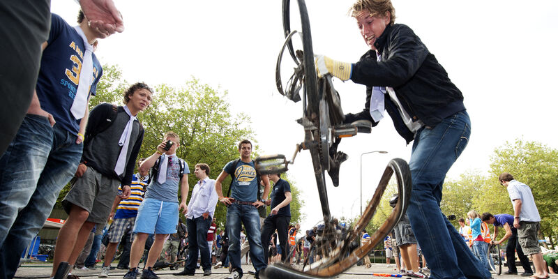 Kan die fiets kleiner? Foto | Bart van Overbeeke