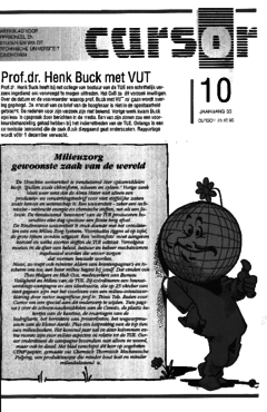 Voorzijde van magazine: Cursor 10 - 25 oktober 1990