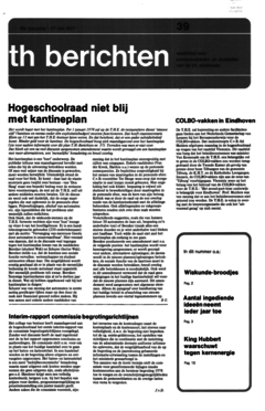 Voorzijde van magazine: TH berichten 39 - 27 mei 1977