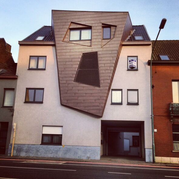 'The scream'. Photo | Facebookpage Ugly Belgian Houses