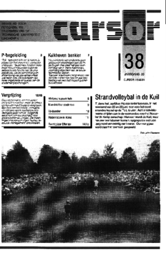 Voorzijde van magazine: Cursor 38 - 14 juni 1991